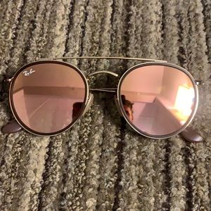 Round Double Bridge Ray Bans. I wore these sunglasses maybe 5 times.